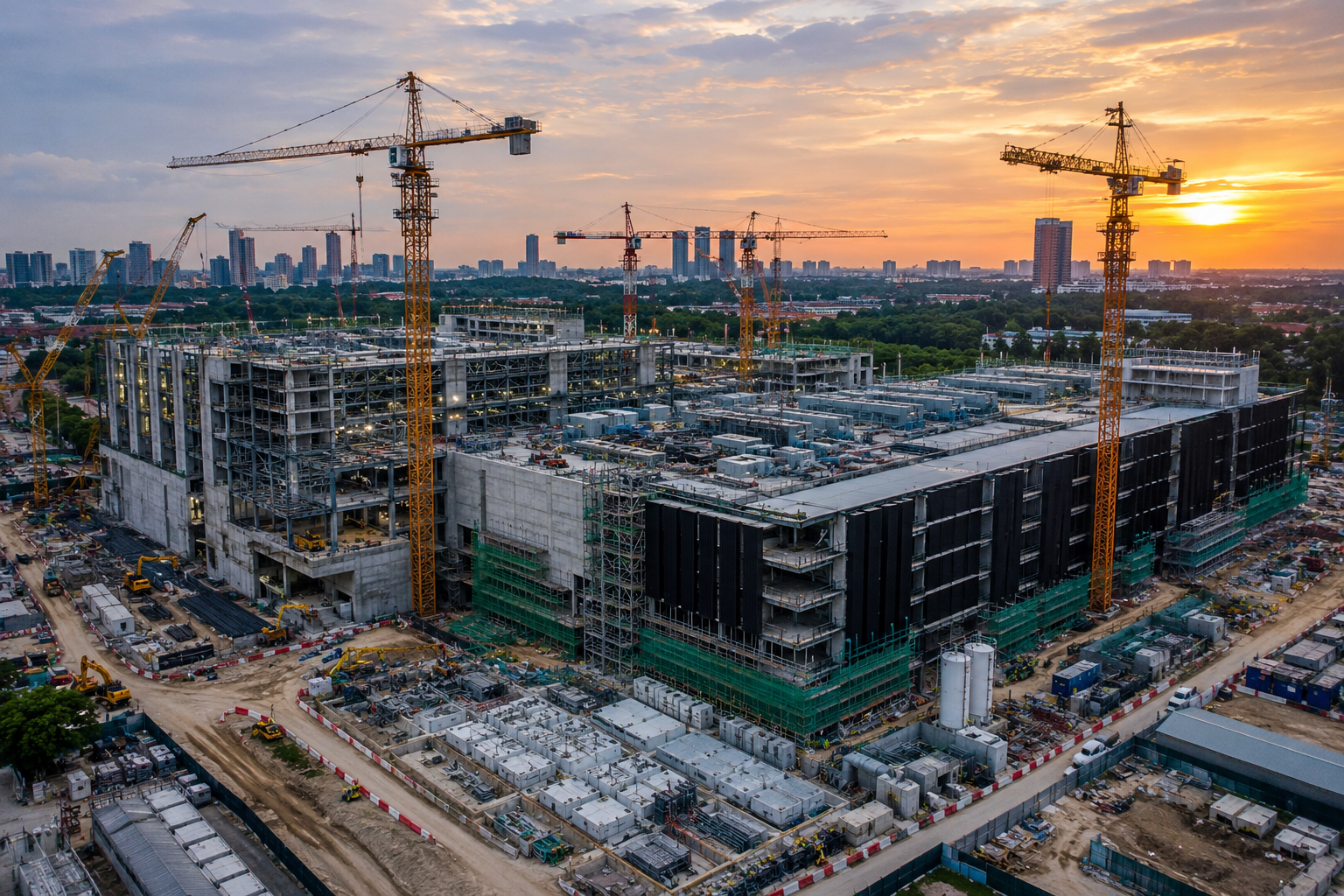 Data centre under construction